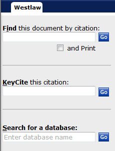 Westlaw: Shortcuts